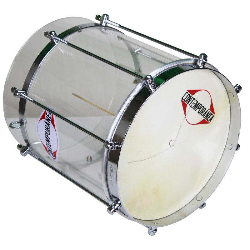 Cuica 10" x 28cm - 8 tirants - Pro acrylique